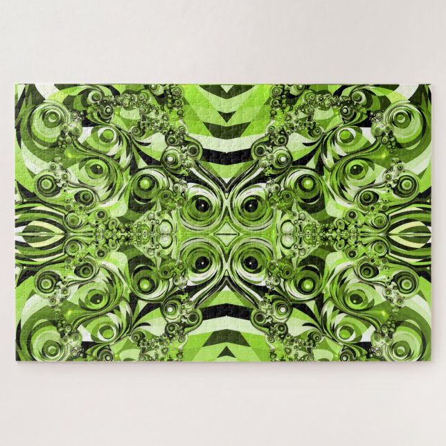 Rätsel des grünen Chaos Puzzle (Horizontal)