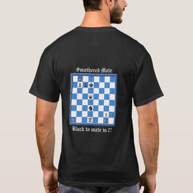 Rätsel des Schachspiels T-Shirt (Rückseite)