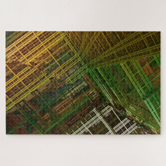 Rätsel des städtischen Fraktals Puzzle (Horizontal)