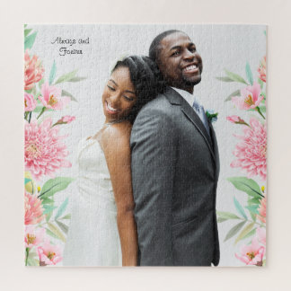 RÄTSEL: ERWACHSENE Benutzerdefiniertes Hochzeitsfo Puzzle