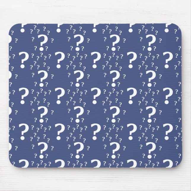 Rätsel-Fragezeichen Mousepad (Vorne)
