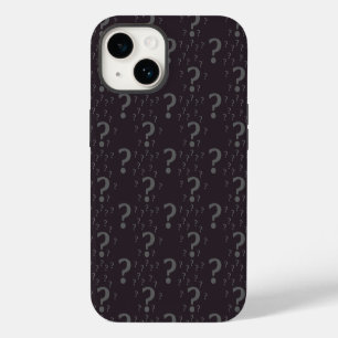 Rätsel Fragezeichen Rätsel Puzzle grau iPhone 14 Hülle