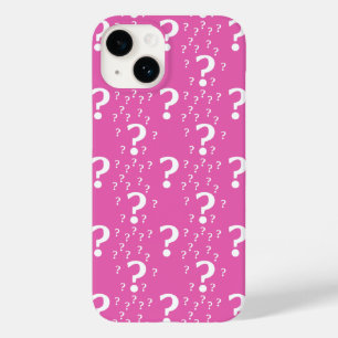 Rätsel-Fragezeichen rätseln pink Case-Mate iPhone 14 Hülle