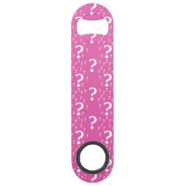Rätsel-Fragezeichen rätseln pink Speed Flaschenöffner
