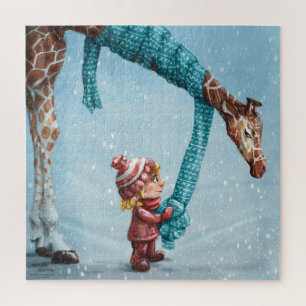 Rätsel - Freundlichkeit - Illustration von Monika Puzzle