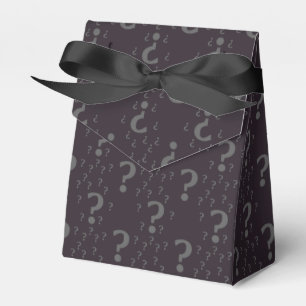 Rätsel grau geschenkschachtel