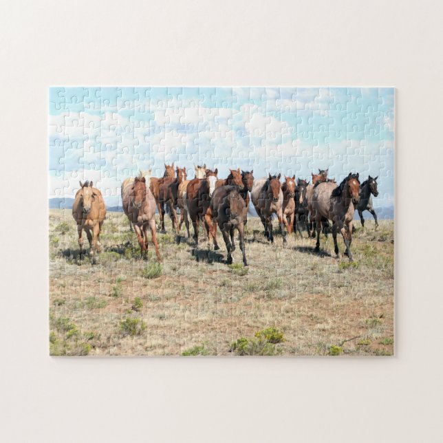 Rätsel "Herd of Horses" Puzzle (Horizontal)