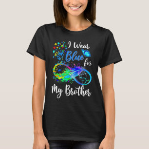 Rätsel Ich Trage Blau Für Meinen Bruder Autismus-B T-Shirt