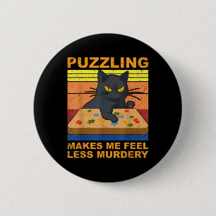 Rätsel lösen lässt mich weniger mörderisch Retro V Button