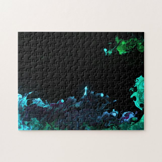 Rätsel mit flüssigem Rauch Puzzle (Horizontal)