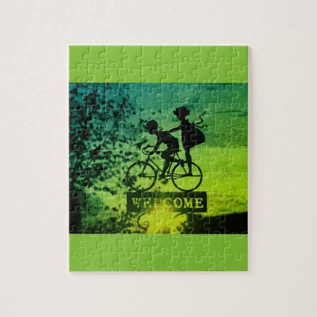 Rätsel mit Geschenkboxen für Fotos Puzzle (Vertikal)