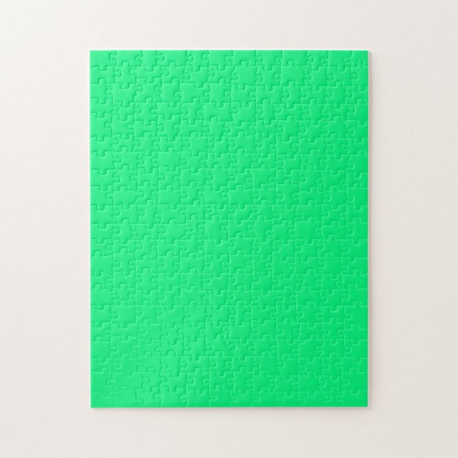 Rätsel mit leuchtend neongrünem Hintergrund Puzzle (Vertikal)
