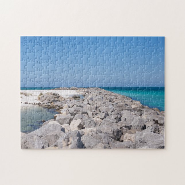 Rätsel: Mitte der Mole von Shell Island Puzzle (Horizontal)