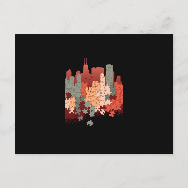 Rätsel Postkarte (Vorderseite)