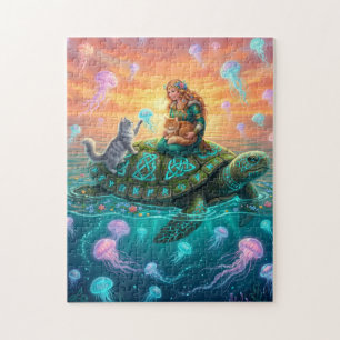 Rätsel-Schildkröte Puzzle