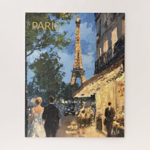 RÄTSEL Schöne Wasserfarben von Paris Puzzle
