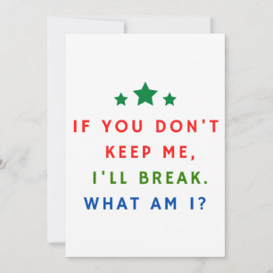 Rätsel und Antworten Einladung