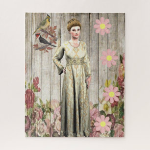 Rätsel viktorianische Blumen Puzzle