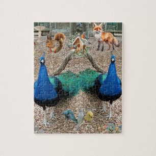 Rätsel Vögel und Tiere für Erwachsene und Jugendli Puzzle