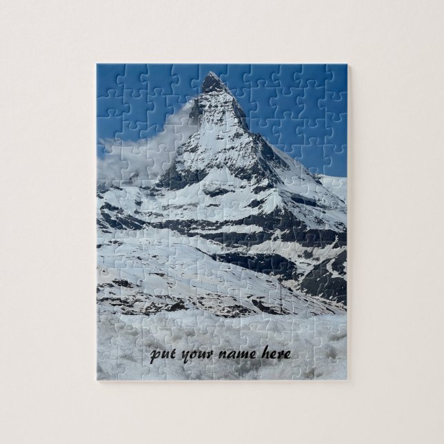 Rätsel von Matterhorn, Zermatt  Puzzle (Vertikal)