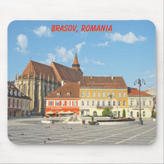 Ratsplatz Brașov, Siebenbürgen, Rumänien Mousepad