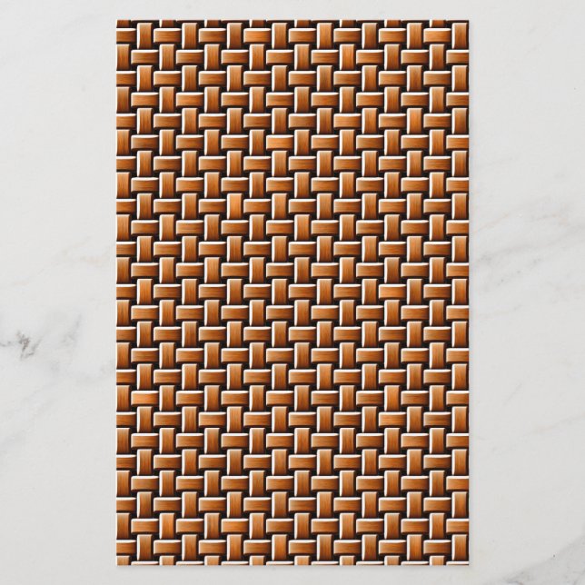 Rattanbeschaffenheit Briefpapier (Vorderseite)