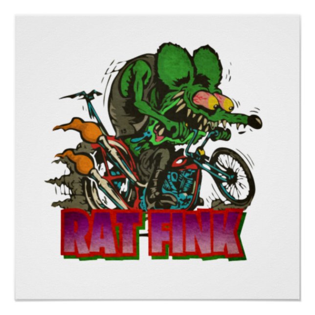 Ratte Fink Vintage Poster (Vorderseite)