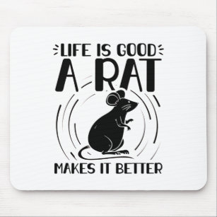 Ratte  Geschenke für Rattentiere Mousepad
