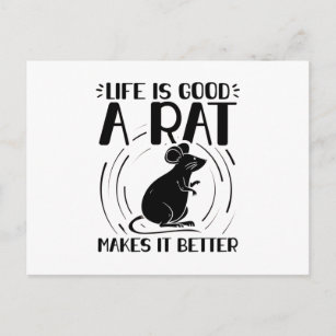 Ratte Pet   Geschenke für Rattentiere Postkarte