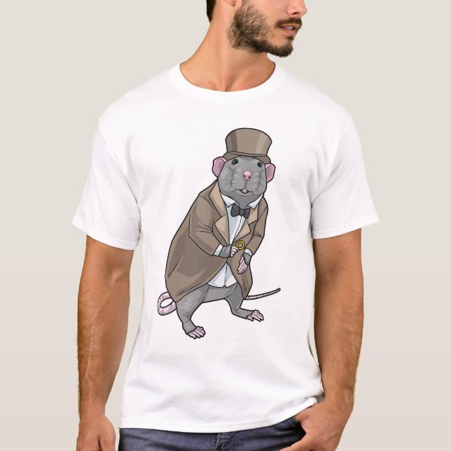 Ratte Pflegen Ehering Hochzeit T-Shirt (Vorderseite)