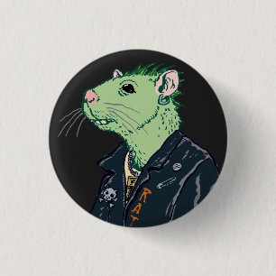 Ratte Punk™ Button