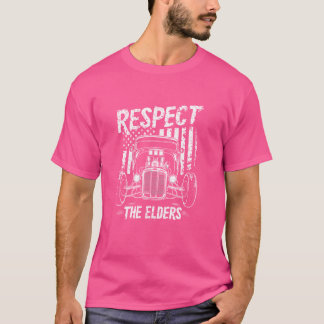 Ratte Rod, Respekt vor den Ältesten, Vintager Patr T-Shirt