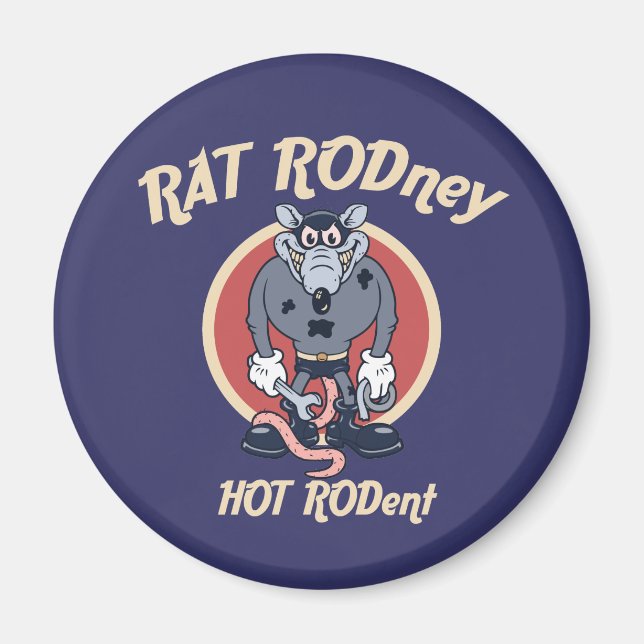Ratte-Rodney1-DKT Magnet (Vorne)