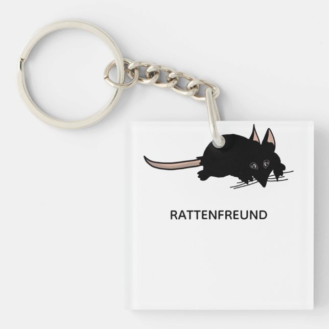 Ratte Schlüsselanhänger (Vorderseite)