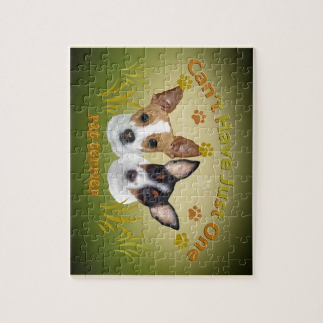 Ratte Terrier kann gerade ein nicht haben Puzzle (Vertikal)
