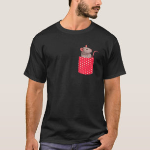 Ratte Tier Niedlich Taschenhaustierbesitzer Nageti T-Shirt