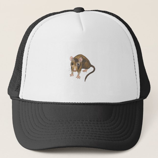 Ratte Truckerkappe (Vorderseite)