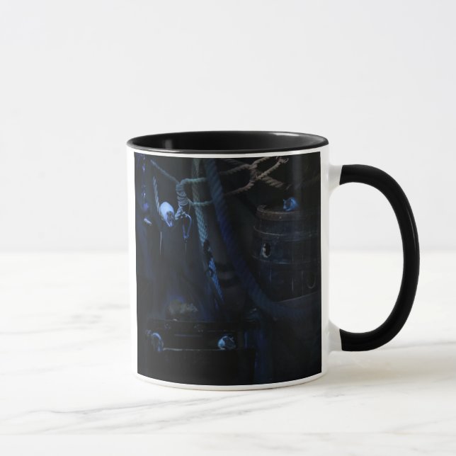 Ratten auf pirateship Kaffee-Tasse Tasse (Rechts)