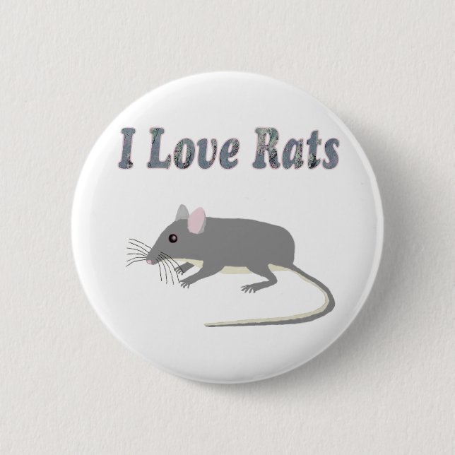 Ratten Button (Vorderseite)