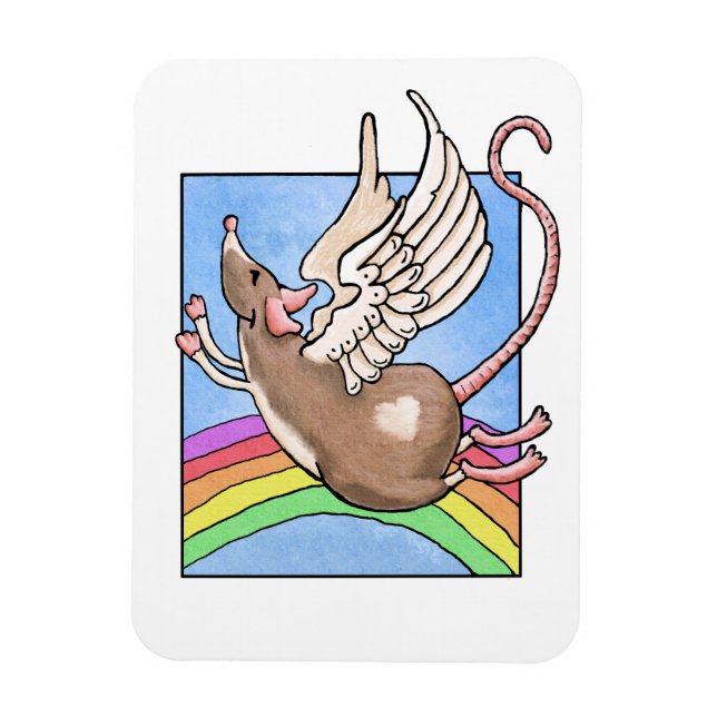 Ratten-Engel-Magnet Magnet (Vertikal)