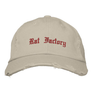 Ratten Factory bestickter Hut