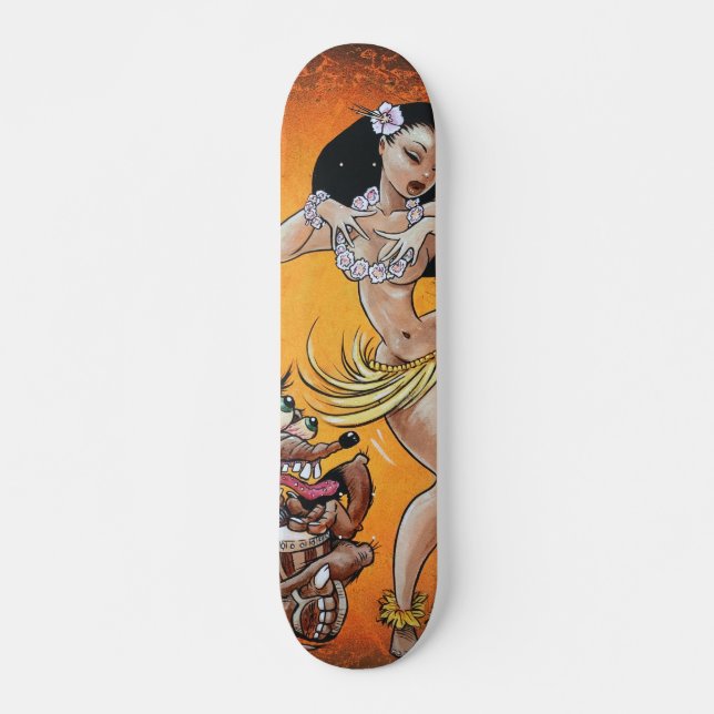 Ratten-Fink-Spiele für Hula Mädchen Skateboard (Vorne)