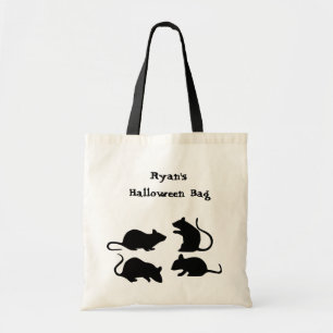 Ratten-Halloweentrick-oder -Leckerei-Tasche Tragetasche
