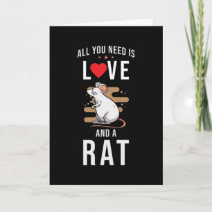Ratten I Liebe Karte