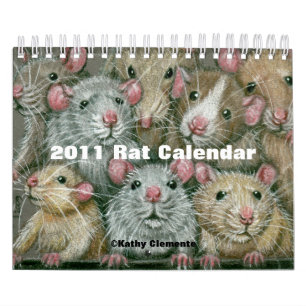 Ratten-Kalender 2011 durch Kathy Clemente Kalender