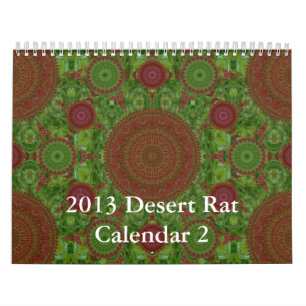 Ratten-Kalender 2 der Wüsten-2013 Kalender