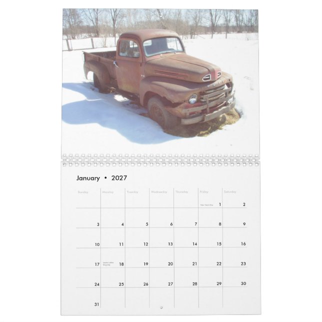 Ratten-Kalender Kalender (Jan 2027)