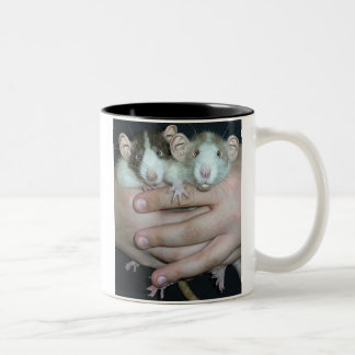 Ratten-Leute Zweifarbige Tasse