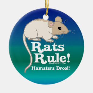 Ratten-Regel! Keramik Ornament