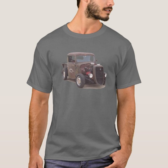 Ratten-Rod-Lieferwagen T-Shirt (Vorderseite)